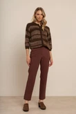 Studio Anneloes Vest Bibi ssl stripe c Bruin 3