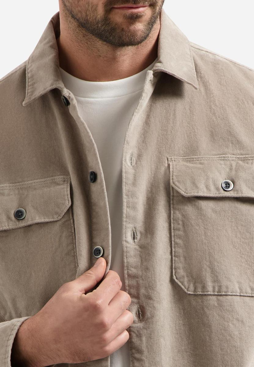 No Excess Overshirt 30531142 Beige 5