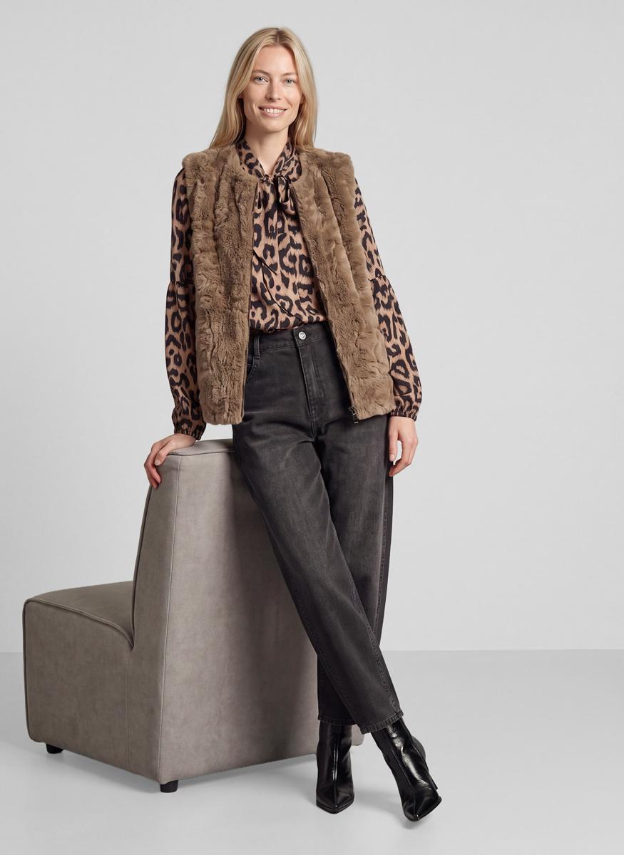 Rabe Gilet 57-123872 Taupe 6