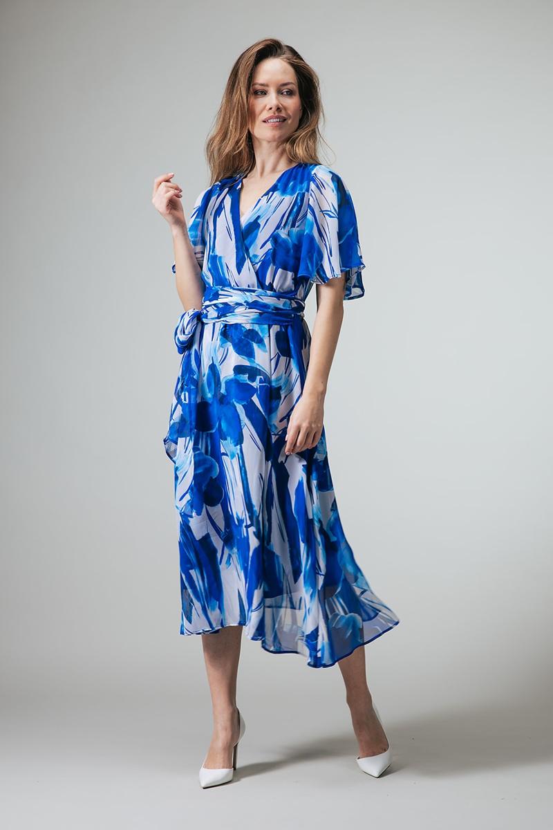 Label DOT Jurk Stella Blauw 1