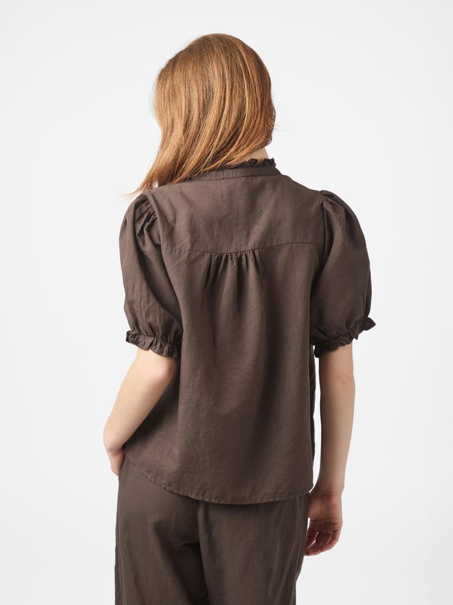 Neo Noir Blouse Odea Bruin 3
