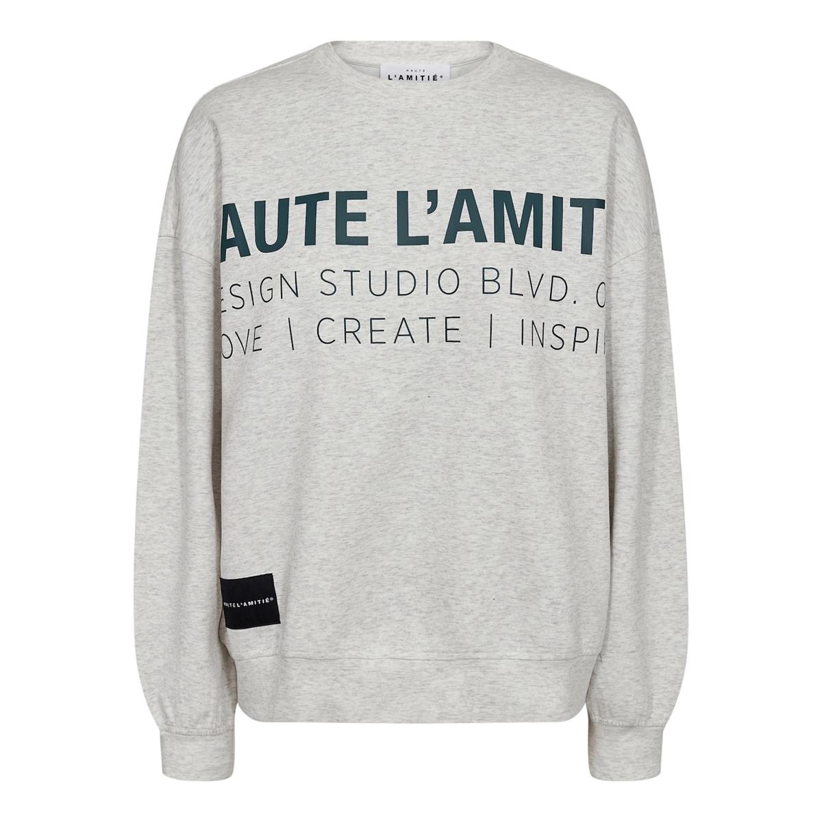 Haute L'Amitié Sweater Studio Logo Grijs 2