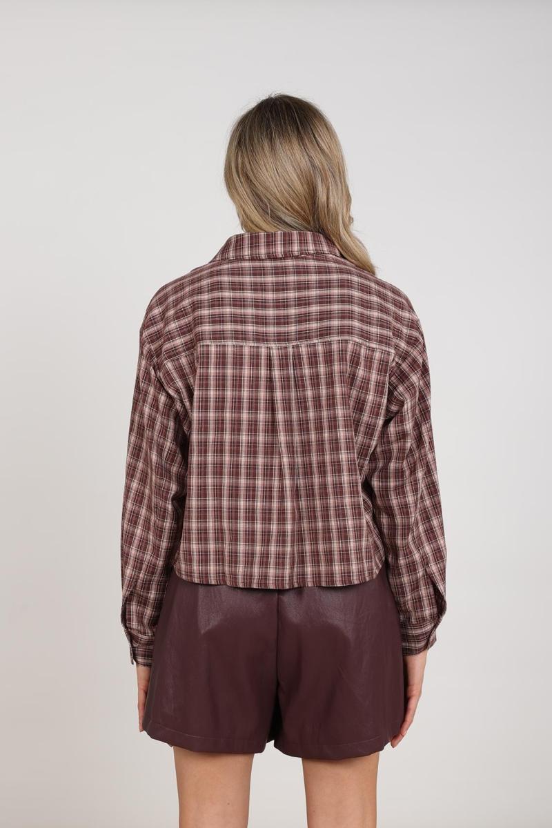 NUKUS Blouse NKF02260 Rood 4