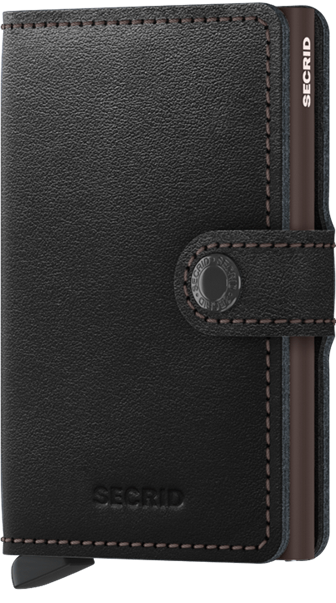 Secrid Miniwallet Original Black Brown Zwart 1