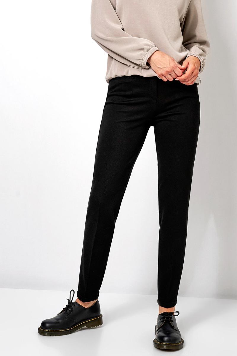 TONI TONI Pantalon Jolie Turn Up Zwart 2