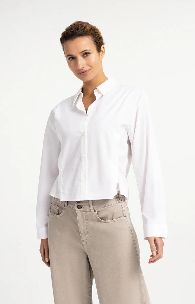 YAYA Blouse 01-201240-608 Wit 1