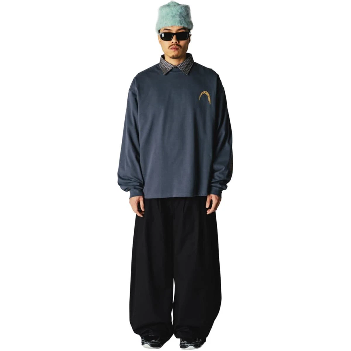WOODBIRD Longsleeve Beam Blauw 1
