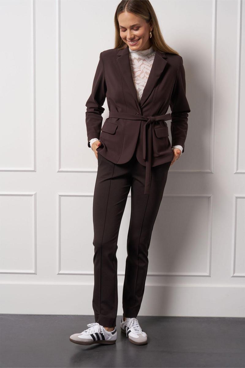 Studio Anneloes Blazer Shiloh Bonded Bruin 5