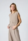 Sisters Point Gilet Garwin-Ve3 Beige 1