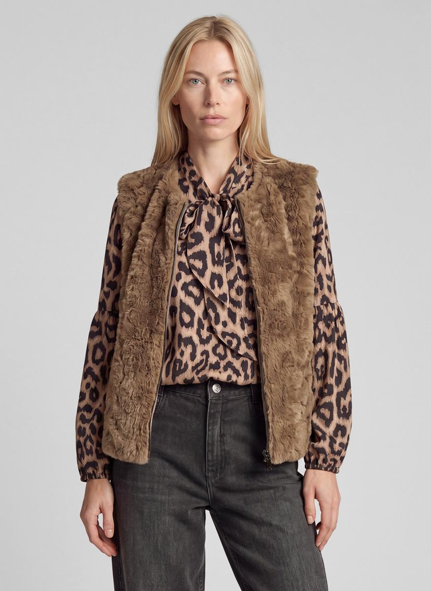 Rabe Gilet 57-123872 Taupe 5