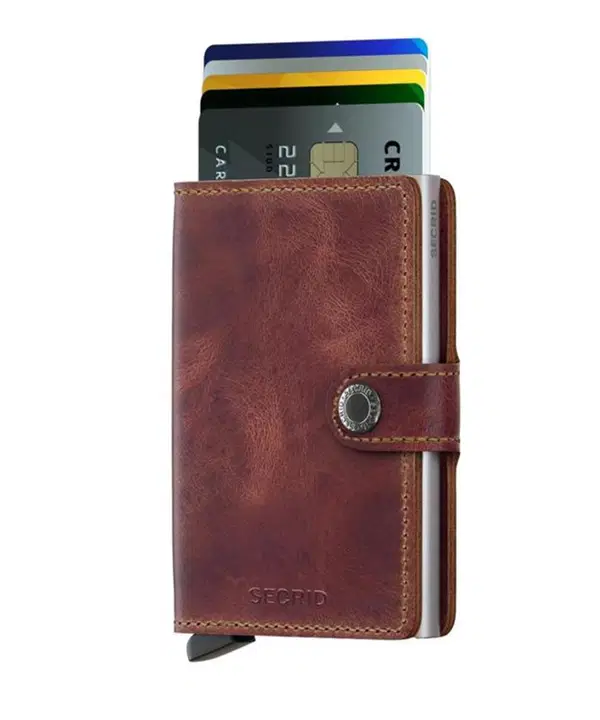 Secrid Miniwallet Vintage Brown Bruin 1