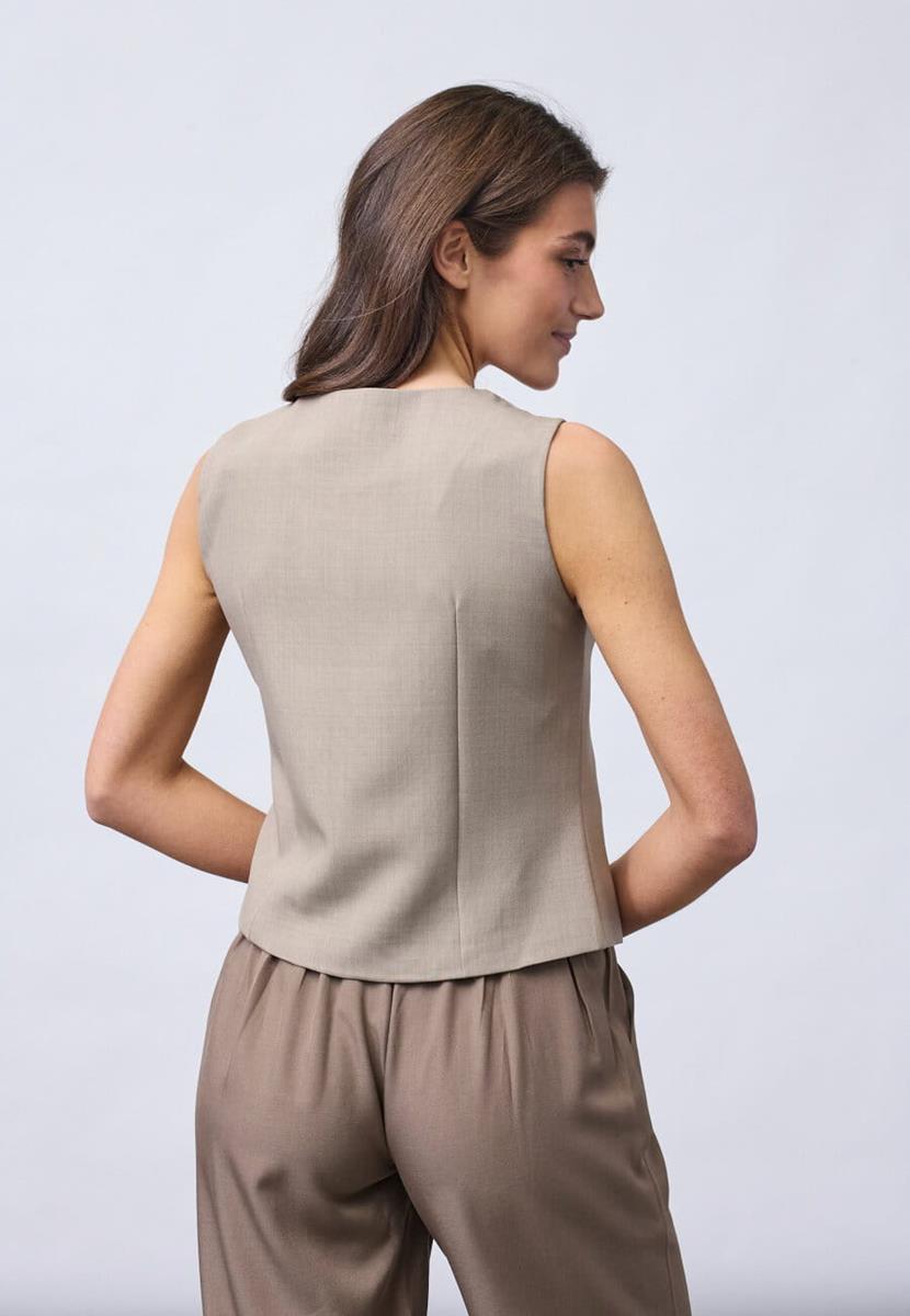Sisters Point Gilet Gata-Ve2 Beige 3