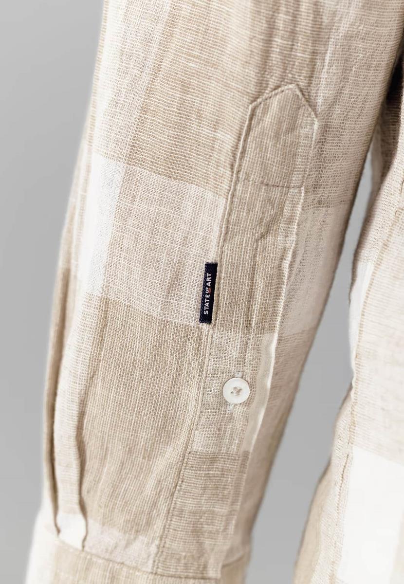 State of Art Overhemd 215-16214 Beige 5