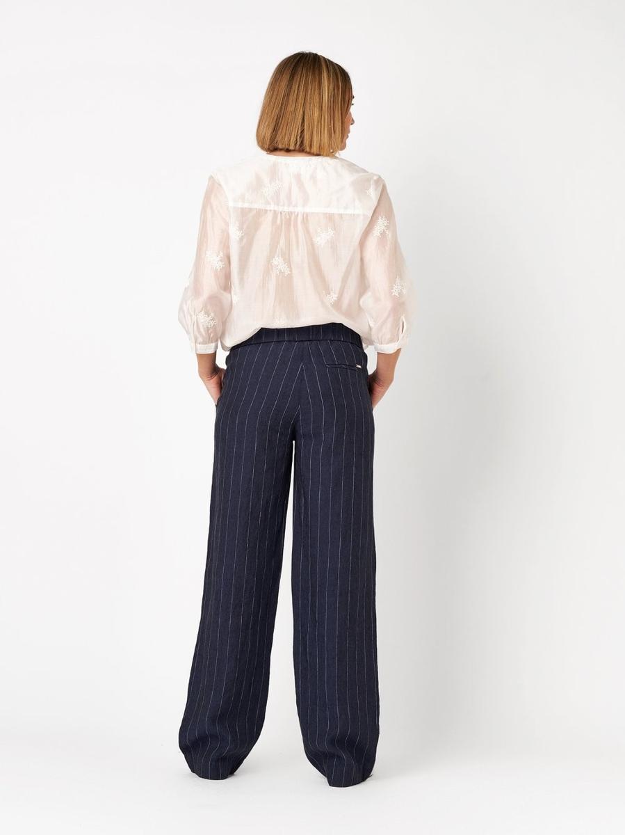 TONI Pantalon Pia Wide Chic 73-12/1818-45 Blauw 3