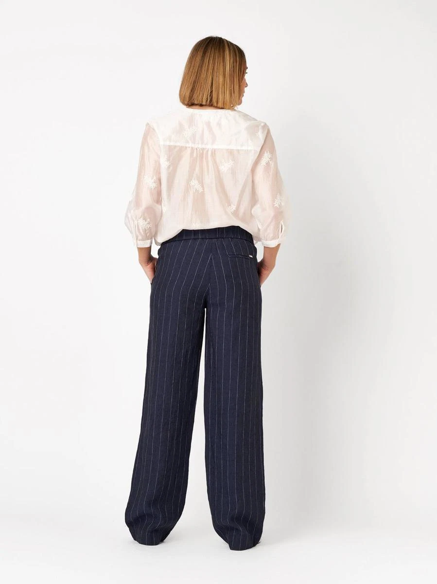 TONI Pantalon Pia Wide Chic 73-12/1818-45 Blauw 3