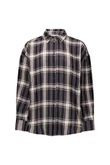 Studio Anneloes Blouse Leira check scarf Blauw 1