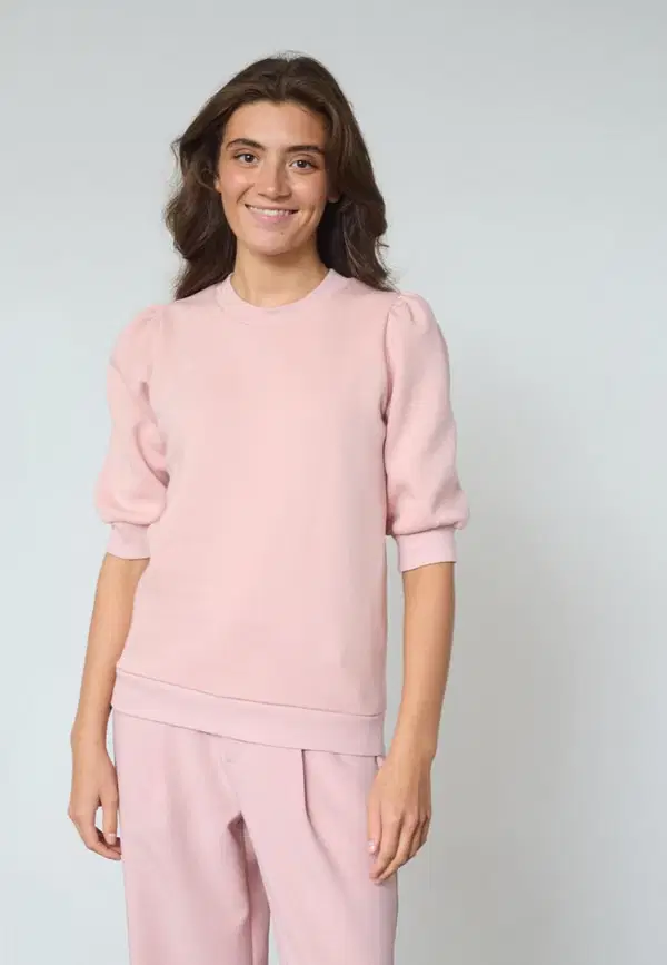 Sisters Point Sweater Peva Puff Roze 1