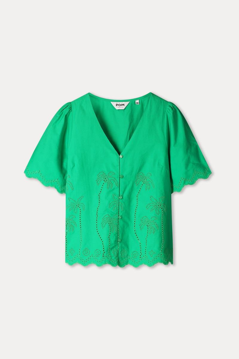 POM Amsterdam Blouse SP9544 Groen 2
