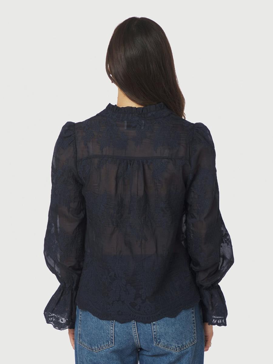 Neo Noir Blouse Amara Blauw 3