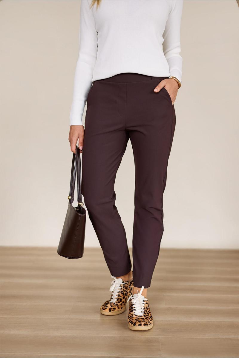 Studio Anneloes Pantalon Anne Bonded Bruin 6