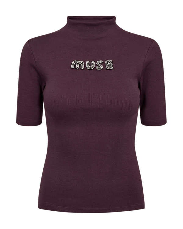 Copenhagen Muse T-Shirt Siv Paars 1