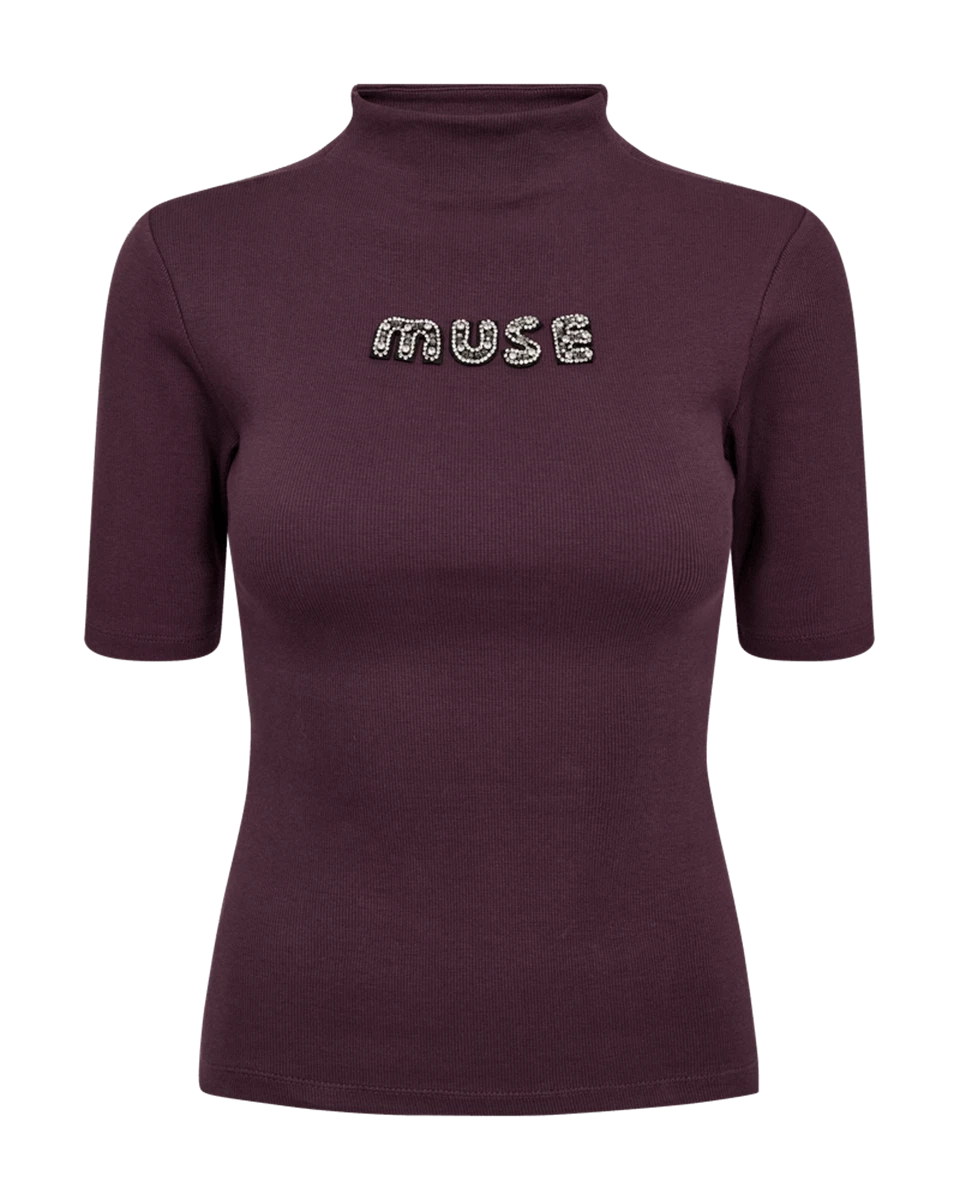 Copenhagen Muse T-Shirt Siv Paars 1