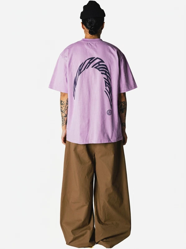 WOODBIRD T-Shirt Baine Paars 1