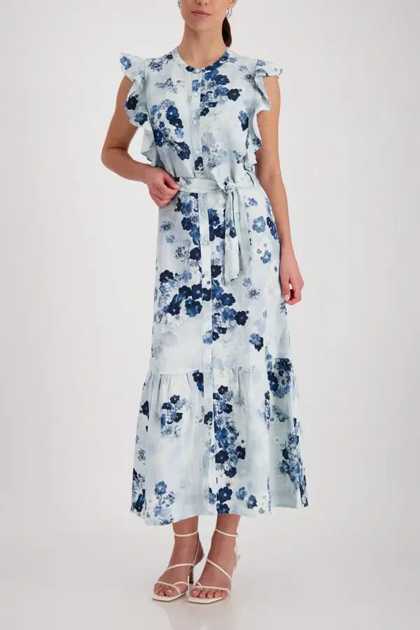 Monari Jurk 410778 Blauw 1