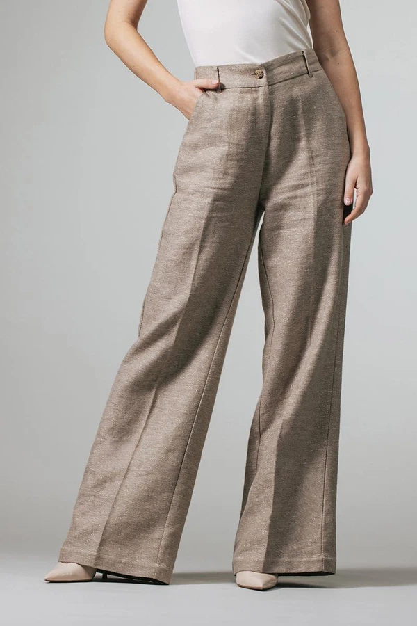 Label DOT Pantalon Roxanne Beige 1