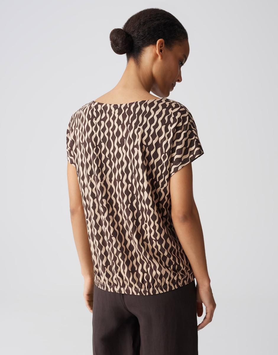 OPUS T-Shirt 10421814234445 Bruin 3