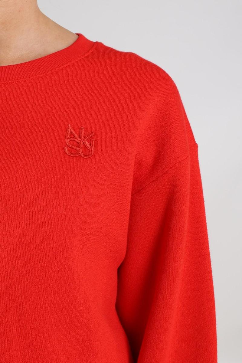 NUKUS Sweater Amalia Rood 6