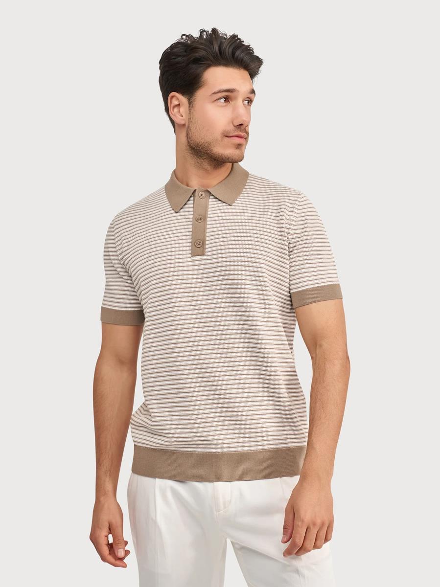 Blue Industry Polo KBIS26-M20 Taupe 1