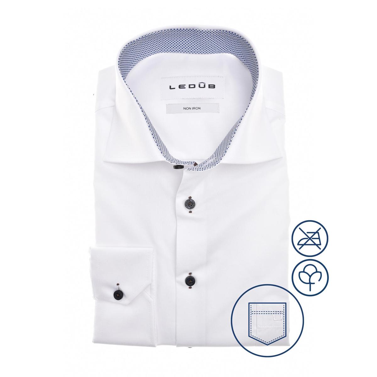 Ledûb Ledûb Overhemd 0323509 Wit 3