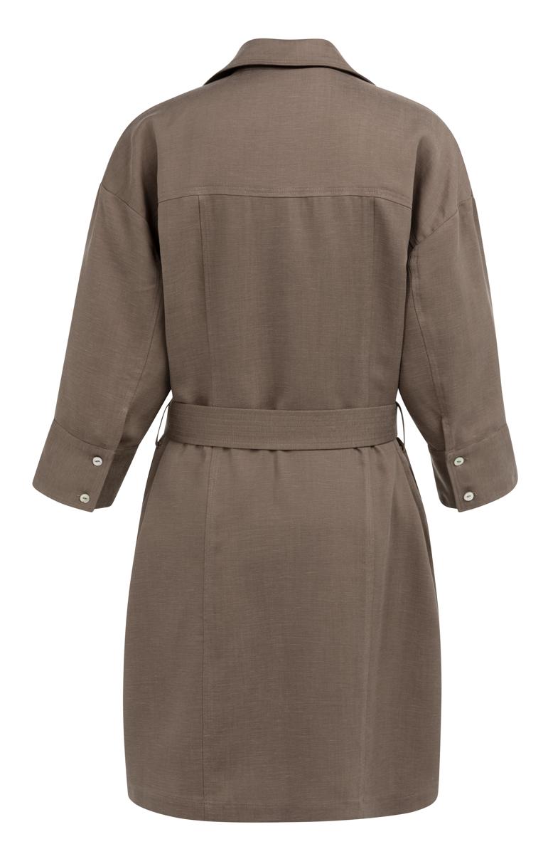 YAYA Jurk 01-601216-605 Bruin 3