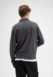 Butcher of Blue Trui Clifden Zip Grijs 3