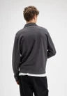 Butcher of Blue Trui Clifden Zip Grijs 3