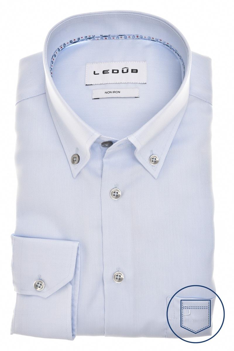 Ledûb Overhemd 0143351 Blauw 1