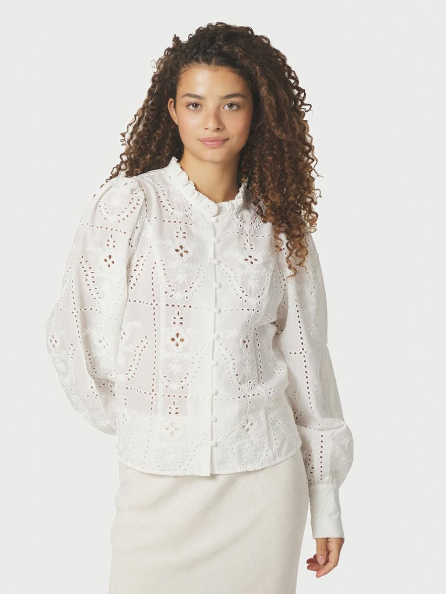 Neo Noir Blouse Gilda Wit 1
