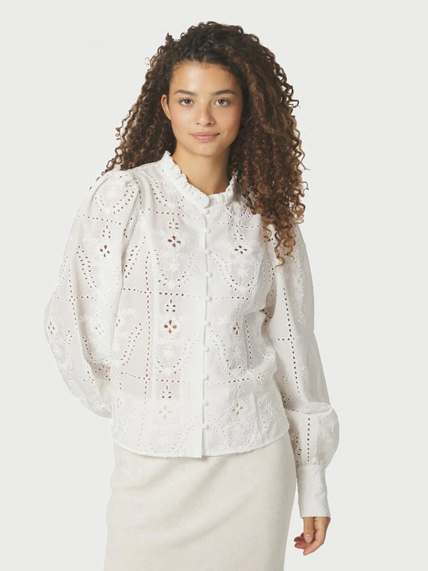 Neo Noir Blouse Gilda Wit 1