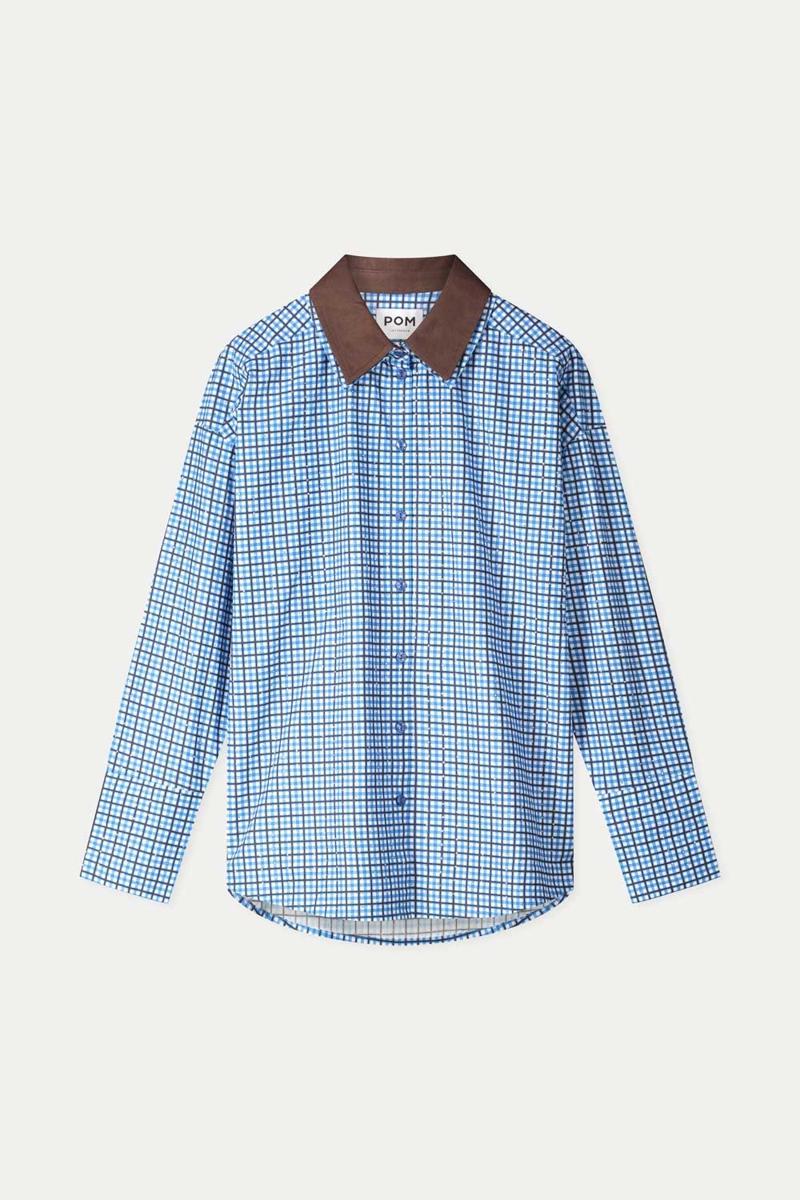 POM Amsterdam Blouse SP9709 Blauw 2