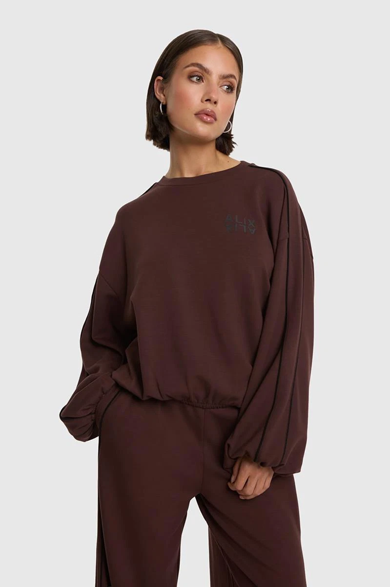 Alix The Label Sweater 2608860939 Bruin 1