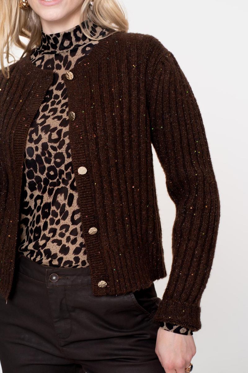 Geisha Vest 54541-14 Bruin 4