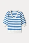 POM Amsterdam Trui SP9494 Blauw 2