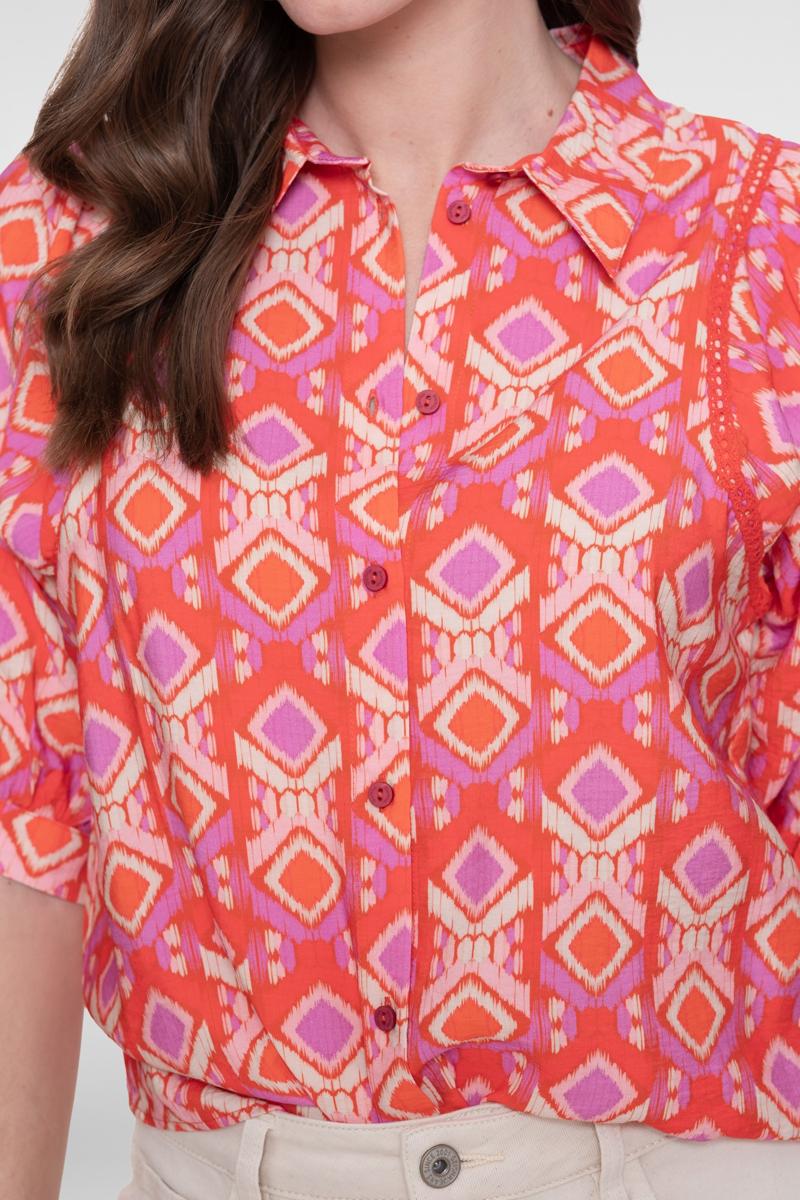 Geisha Blouse 63195-20 Roze 6