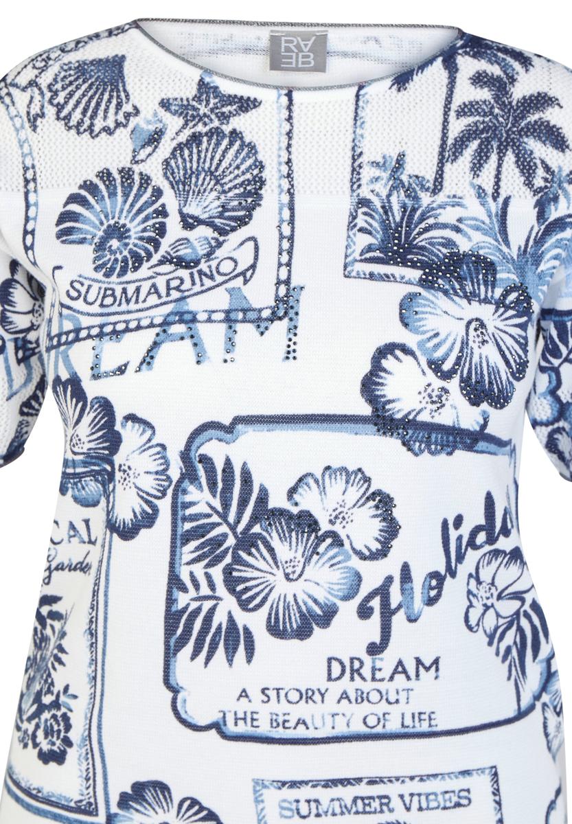 Rabe T-Shirt 56-121603 Blauw 6