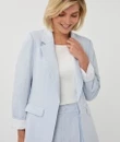 EsQualo Blazer SP26.10037 Blauw 5