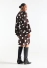 Jansen Amsterdam Jurk Gladys Bruin 3