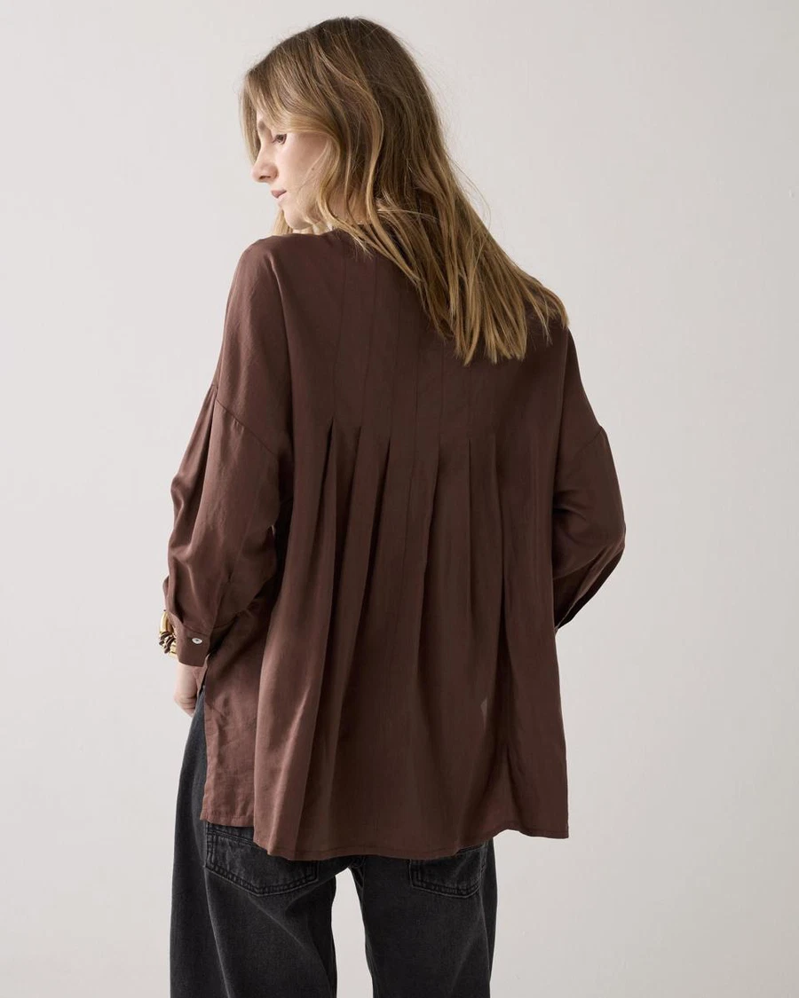 Summum Blouse 2s3403-12370 Bruin 3