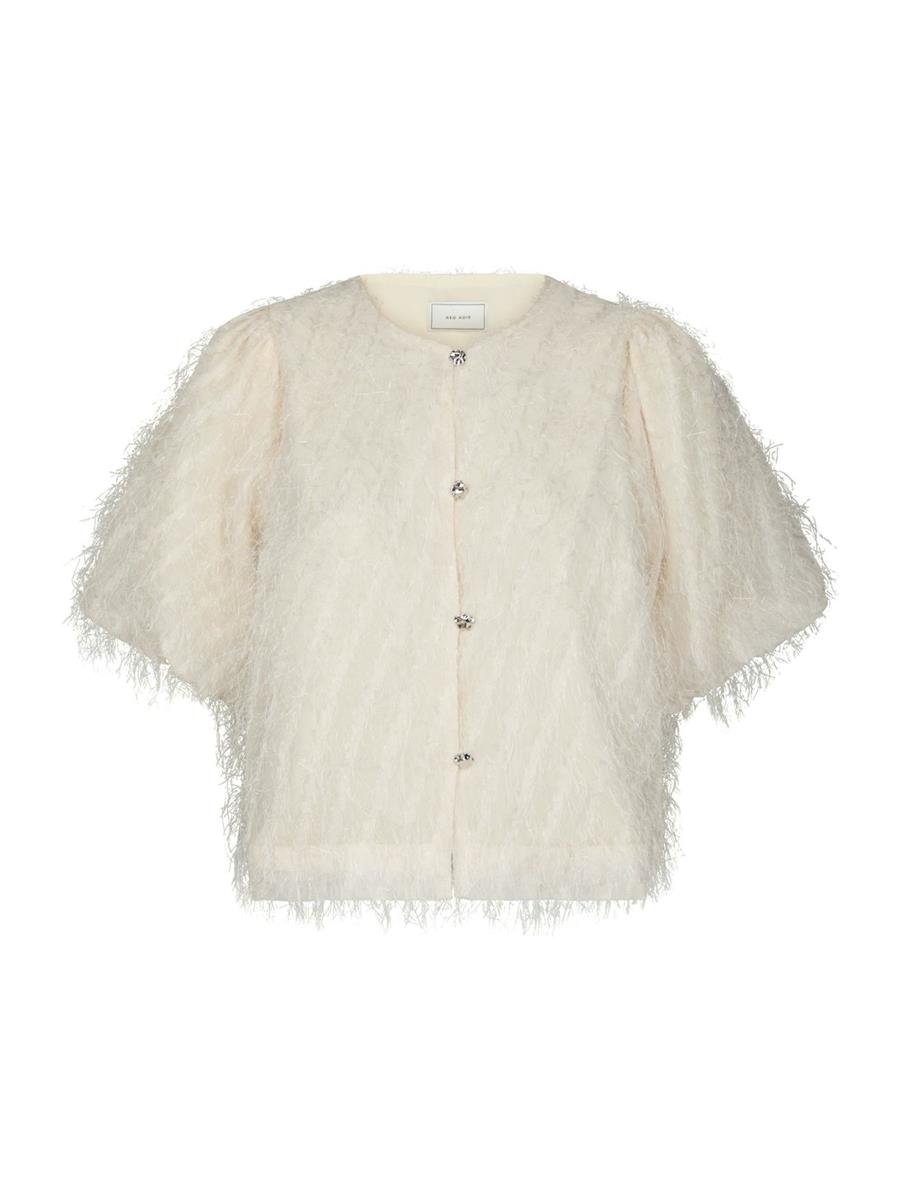 Neo Noir Blouse Aisa Frilly Off-White 2