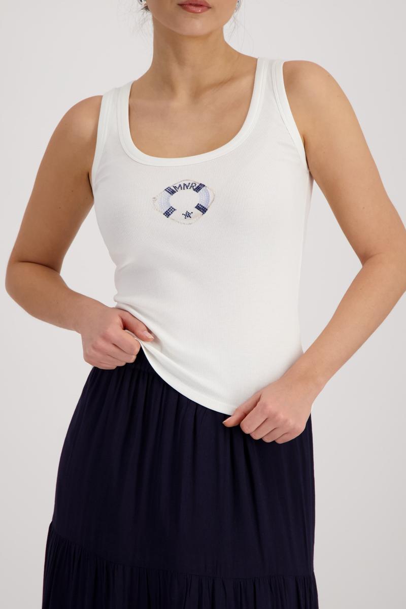 Monari Top 410621 Off-White 1